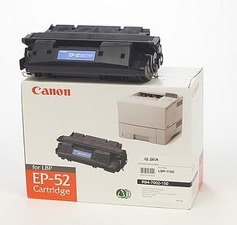 Tonerová cartridge Canon LBP-1760, black, EP52, 3839A003 - poškození obalu B (viz. popis)