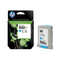 HP ink C4907AE, No.940XL, cyan - poškození obalu E (viz. popis), prošlá expirace 2017