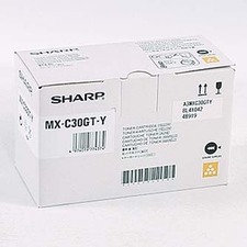 Sharp originální toner MX-C30GTY, yellow, 6000str., Sharp MX-C250FE/C300WE