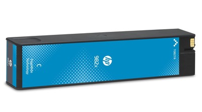 HP originální ink T0B27A, HP 982X, cyan, 16000str.,  - prošlá expirace (2022), poškození B