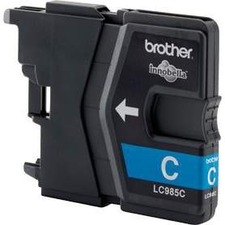 Inkoustová cartridge Brother DCP-J315W, LC-985C, cyan, 260s, O