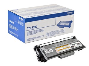 Brother originální toner TN3390, black, 12000str., Brother HL-6180, DCP-8250
