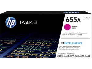 HP originální toner CF453A, magenta, 10500str., HP 655A, - poškození obalu B (viz. popis)