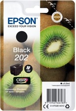 Epson originální ink 13T02E14010, 202, black, 1x6.9ml, Epson XP-6000, XP-6005