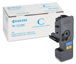 Kyocera originální toner TK-5220C, cyan, 1200str., 1T02R9CNL1, Kyocera 5521, 5521cdn, 5521