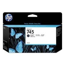HP originální ink F9J99A, No. 745, matte black, 130ml, HP DesignJet HD Pro MFP, DesignJet