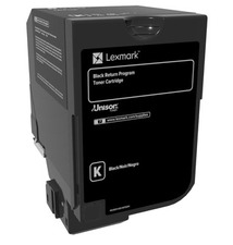 Tonerová cartridge Lexmark CS720, CS725, CX725 Black Return Programme, 74C20K0, 3 000 stra