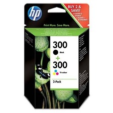 HP originální ink blistr, CN637EE#301, No.300, black/color, 2 x 200str., 2x4ml, HP 2-pack,