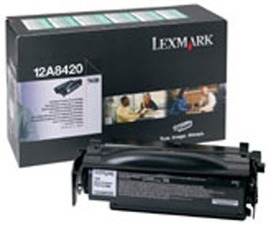 Tonerová cartridge Lexmark T430, black, 12A8420, 6000s, return, O - poškození obalu B (viz