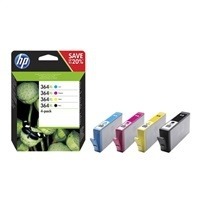 HP originální ink N9J74AE, No.364XL Combo pack, CMYK - prošlá exp (2020)