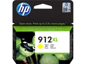 HP ink 3YL83AE, HP 912XL, yellow, 825str., high capacity, - prošlá expirace (2023)