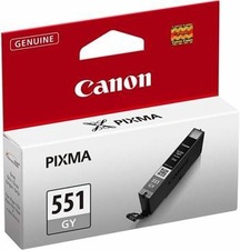 Canon originální ink CLI551GY, grey, 7ml, 6512B001, Canon PIXMA iP7250, MG5450, MG6350, MG