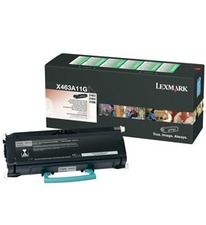 Tonerový cartridge Lexmark X463, black, X463A11G, 3500s, return, O