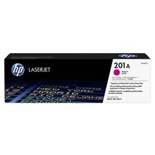 Toner HP Color, magenta , CF403A, 201A - poškození obalu B (viz. popis)