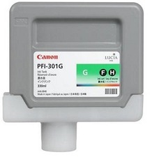 Canon originální ink PFI301G, green, 330ml, 1493B001, Canon iPF-8X00, 9X00