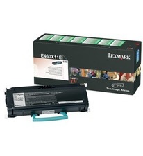Lexmark E460DW, black, E460X11E - poškozený obal B (viz. popis)