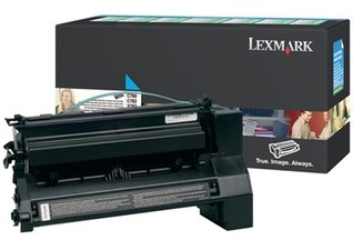Tonerový cartridge Lexmark C780, C782, cyan, C780H1CG, 10000s, return, O