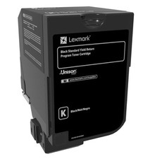 Tonerová cartridge Lexmark CS720, CS725, CX725 Black Standard Yield Return Programme, 74C2