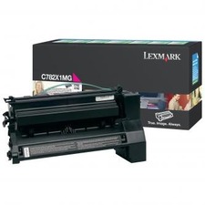 Tonerový cartridge Lexmark C782, magenta, C782X1MG, 15000s, return, O