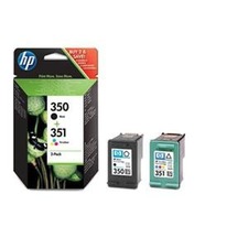 HP originální ink SD412EE, No.350 + No.351, black/color, 200/170str., 2ks, HP 2-Pack, CB33