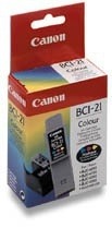 Inkoustová cartridge Canon BJC4000, 2000, 4100, 4400, 4650, 5500, BCI21C, color, 0955A003,