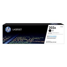 HP originální toner CF540A, black, HP 203A - poškozený obal D (viz popis)