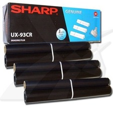Sharp originální fólie do faxu UX93CR, 3*90s, Sharp Fax UX-A400E, NXP500, UXA450, UXS10, F