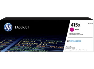 HP originální toner W2033X, magenta, 6000str., HP 415X, high capacity, HP Color LaserJet P