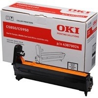 Valec OKI C5850, 5950, MC560, MC560n, MC560dn, yellow, 43870021, 20000s, O