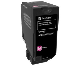 Lexmark originální toner 74C2SME, magenta, 7000str., - poškození obalu C (viz. popis)