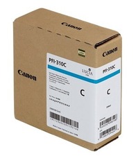 Canon originální ink PFI310C, cyan, 330ml, 2360C001, Canon TX-2000, TX-3000, TX-4000