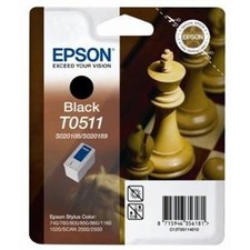 Epson ink C13T051140, black, 900str., 24ml, Epson Stylus Color 800, 850, 1520,pošk. obal E