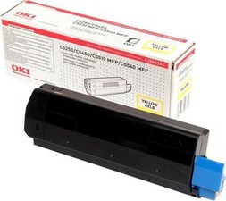 Toner OKI, yellow, 42804545 - poškozený obal B (viz. popis)