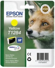 Epson originální ink C13T12844012, T1284, yellow, 3,5ml, Epson Stylus S22, SX125, 420W, 42