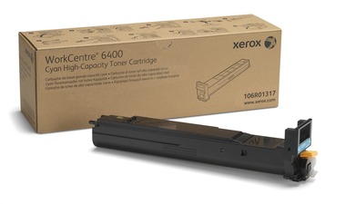 Toner Xerox WorkCentre 6400, cyan, 106R01317, 16500s, O