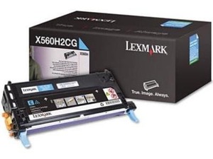 Tonerový cartridge Lexmark X560N, X560dn, cyan, X560H2CG, 10000s, O