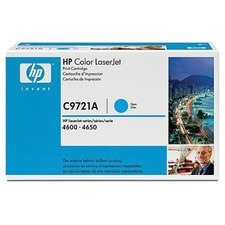 HP Color LaserJet 4600, 4650, cyan, C9721A - pošk. obal B (viz. popis)