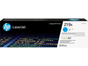 HP TerraJet originální toner W2191X, HP 219X, cyan, 2500str., high capacity