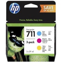 HP originální ink P2V32A, HP 711, - prošlá expirace (2022); obal B (viz. popis)