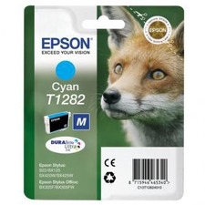 Epson originální ink C13T12824011, T1282, cyan, 3,5ml, Epson Stylus S22, SX125, 420W, 425W
