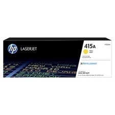 HP originální toner W2032A, yellow, 2100str., HP 415A, HP Color LaserJet Pro M454dn, MFP M