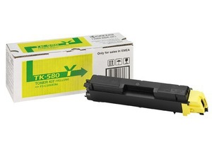 Toner Kyocera Mita FS- C5150DN, yellow, TK580Y, 2800s, O - poškození obalu C (viz. popis)