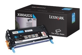 Tonerový cartridge Lexmark X560N, X560dn, cyan, X560A2CG, 4000s, O