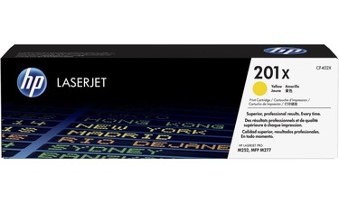 Toner HP Color, yellow, CF402X, 201X - poškození obalu D (viz. popis)