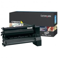 Tonerová cartridge Lexmark C780/C782/X782, yellow, C780H2YG, 10000s, O - poškození obalu D