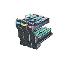 Orig. toner, Konica Minolta,  cyan/magenta/yellow, 9960A17 - poškoz. obalu D (viz. popis)