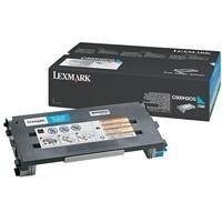 Tonerová cartridge Lexmark, cyan, C500H2CG - poškození obalu B (viz. popis)