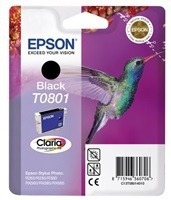 Epson originální ink C13T08014011, black, 7,4ml, Epson Stylus Photo PX700W, 800FW, R265, 2