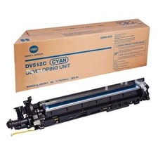 Konica Minolta originální Developer A2XN0KD, DV-512C, cyan, 600000str., Konica Minolta Biz