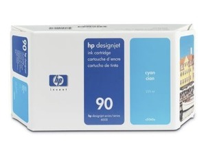 Inkoustová cartridge HP DesignJet 4000, 4000ps, 4500, C5060A, cyan, No. 90, 225ml, O
